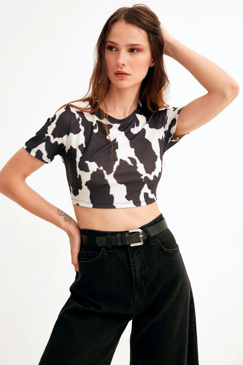 FullaModa Silver Square Buckle Belt