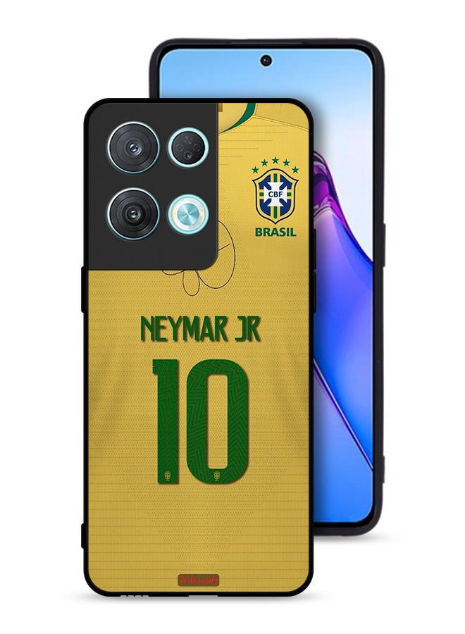 Tolwak Oppo Reno8 Pro 5G Protective Case Cover Neymar Jr 10 - Image 1