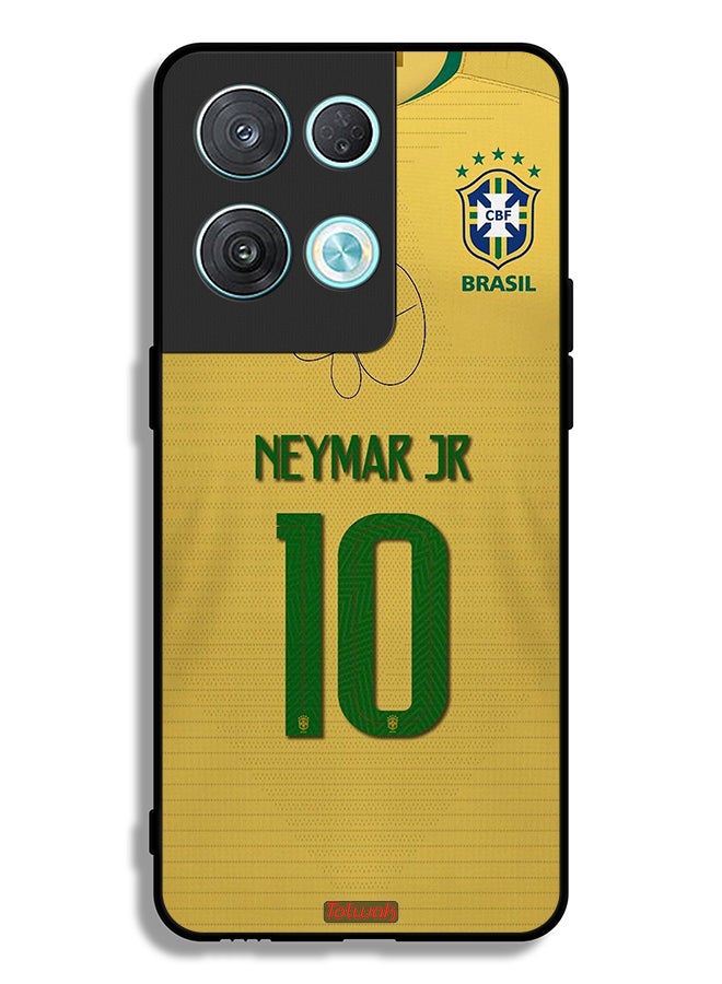Tolwak Oppo Reno8 Pro 5G Protective Case Cover Neymar Jr 10 - Image 2