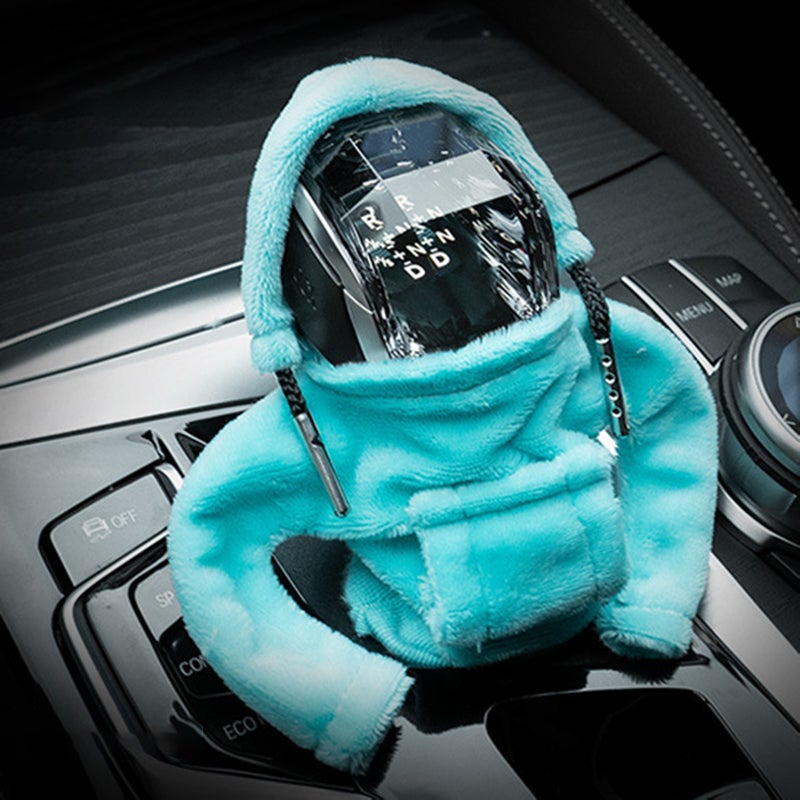 Car Gear Shift Knob Cover Hooded Car Shift Knobs Cover Cute and Warm Gear Shift Sleeve Suitable for Gear Shift Levers with Round Heads - Image 5