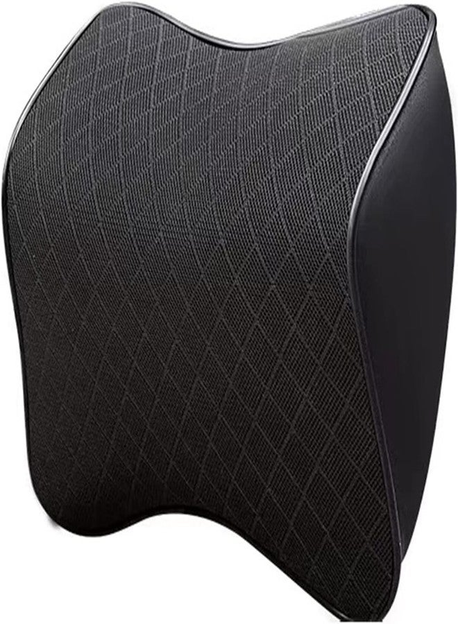 VBM Car Neck Rest Pillow Experience Ultimate Comfort with Ultrasoft Cushioning, Superior Neck Support Pain Relief Memory Foam Head Rest with Washable Black Velvet Cover for Luxurious Car Rides - Image 5