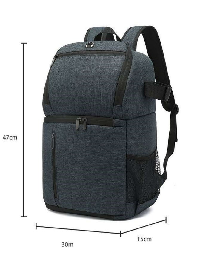 MLADEN Camera Bag for SLR DSLR Padded Backpack,Professional Nylon Camera Shoulder Bag for Photographers, Large Capacity Waterproof Camera Bags for Lenses, Accessories SLR Outdoor Shooting Travel Can Bring Tripod, Laptop Suitable  - Image 2