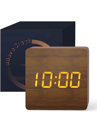 Baytion Digital Clock,Square Alarm Clock with 3 Groups of Alarm Setting, Temperature, Brightness Adjustable, Mini Table Clock for Bedroom and Office, 3 AAA Battery Operated, Battery NOT Included - pzsku/ZC94E96084A95685323E0Z/45/_/1689340704/d2c3cd19-4f0f-47e7-8215-955205cd6d6d