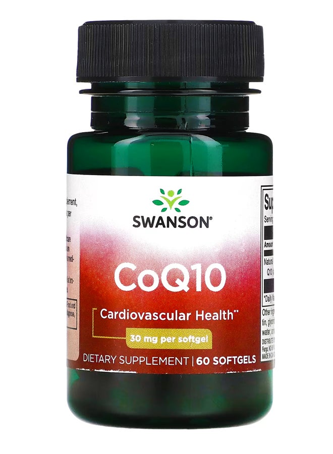 SWANSON CoQ10 30 mg 60 Softgels