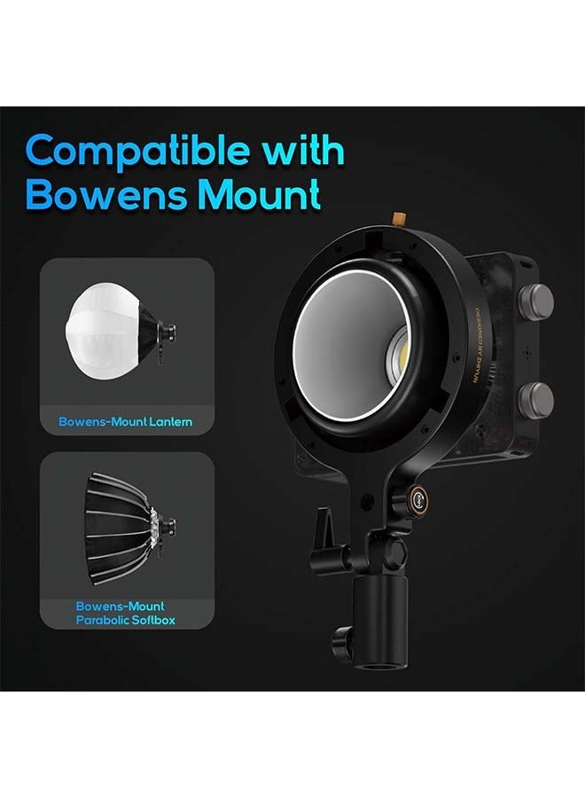 زيون مجموعة Zhiyun MOLUS X100 الإصدار الثاني المحسن إضاءة فيديو LED [رسمية]، 100 واط قابلة للحمل 2700K-6500K CRI 95+ TLCI 97+ تحكم في السطوع عبر البلوتوث إضاءة مستمرة للتصوير الفوتوغرافي استوديو إضاءة - Image 5