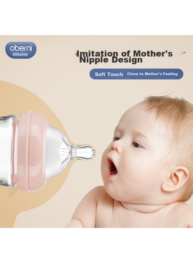 Obenie Oubeini Newborn Baby Bottle, Infant Bottle, Glass Bottle, Newborn Baby Bottle 0-3 Months 120ml - Image 4