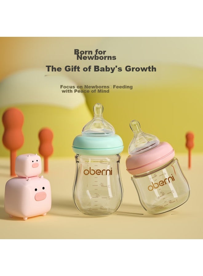 Obenie Oubeini Newborn Baby Bottle, Infant Bottle, Glass Bottle, Newborn Baby Bottle 0-3 Months 120ml - Image 5