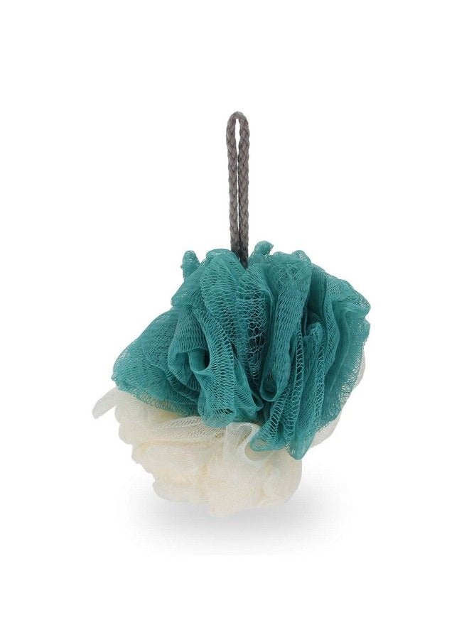 NFI essentials - Set Of 2 Bath Mesh Sponge Scrubber Puff Luffa Flannel (Multicolor) - Image 1