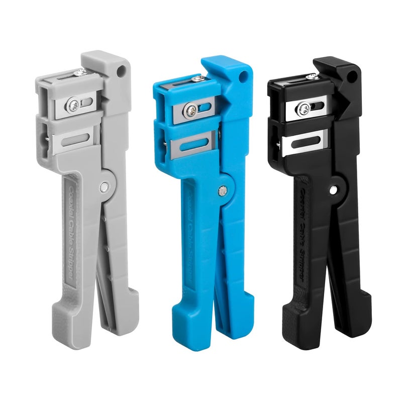Duogalia Fiber Optic Cutter Tool 45162 45163 45165 Coax Cable Stripper Fiber Optical Buffer Tube Jacket Stripper coaxial cable crimper universal wire stripper