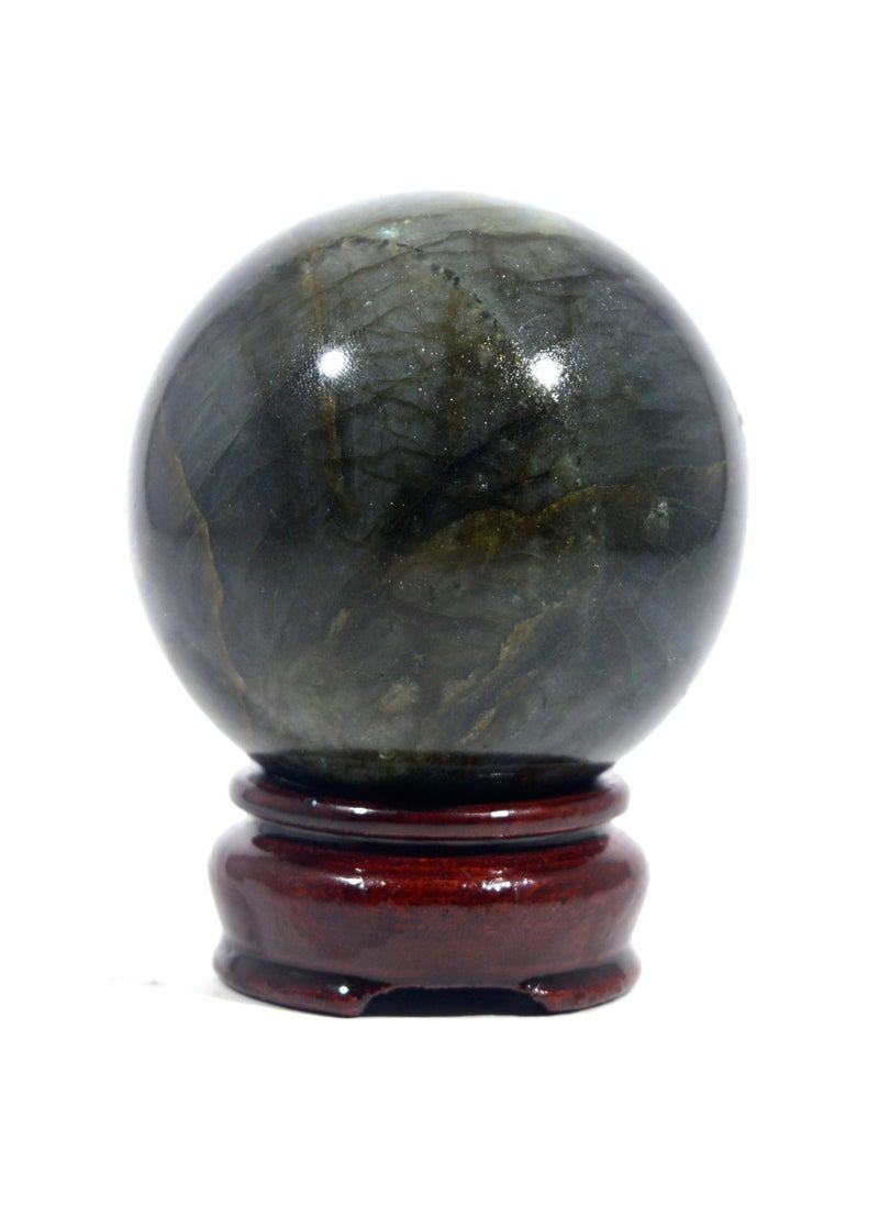 Excel - Excel 2" Azure Flash Labradorite Sphere Natural Spectrolite Mineral Ball Polished Feldspar Crystal Stone - Madagascar - Image 1