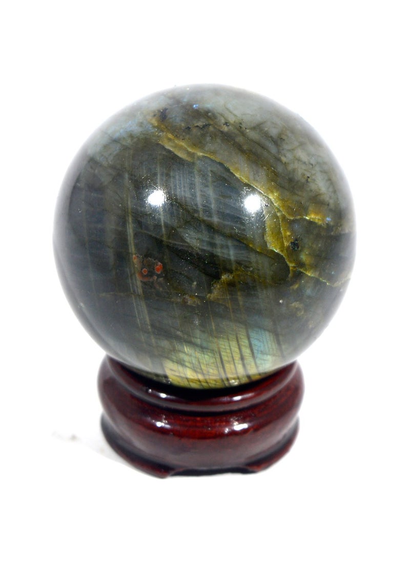 Excel - Excel 2" Azure Flash Labradorite Sphere Natural Spectrolite Mineral Ball Polished Feldspar Crystal Stone - Madagascar - Image 1