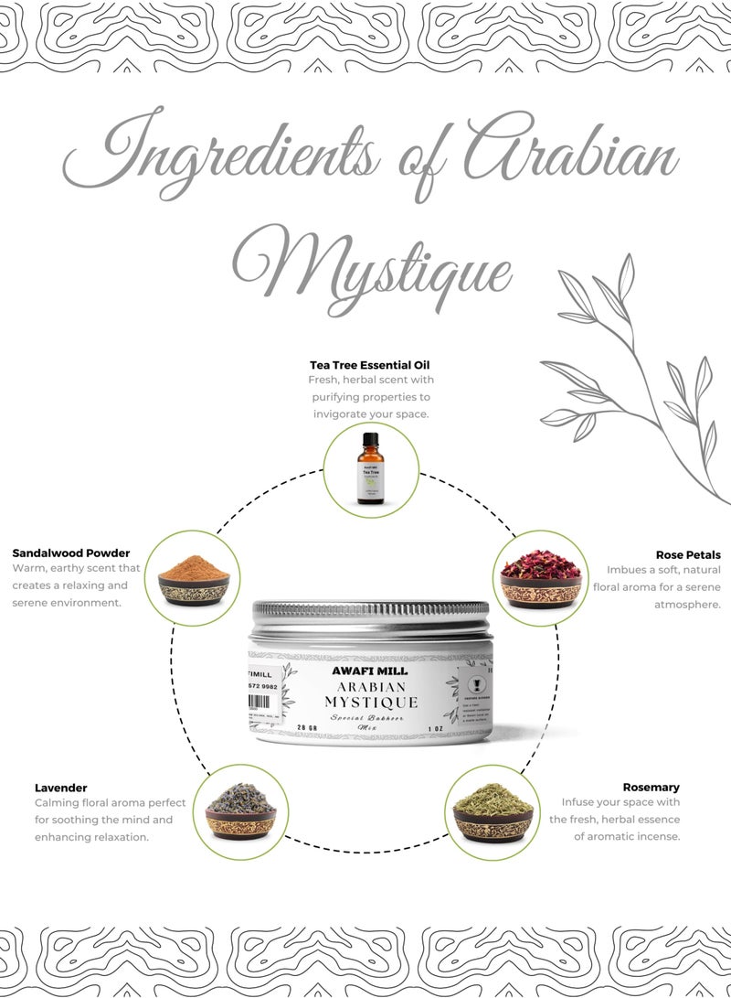 AWAFI MILL Arabian Mystique Bakhoor Mix – A Luxurious Blend for a Tranquil and Spiritual Ambiance - Image 3