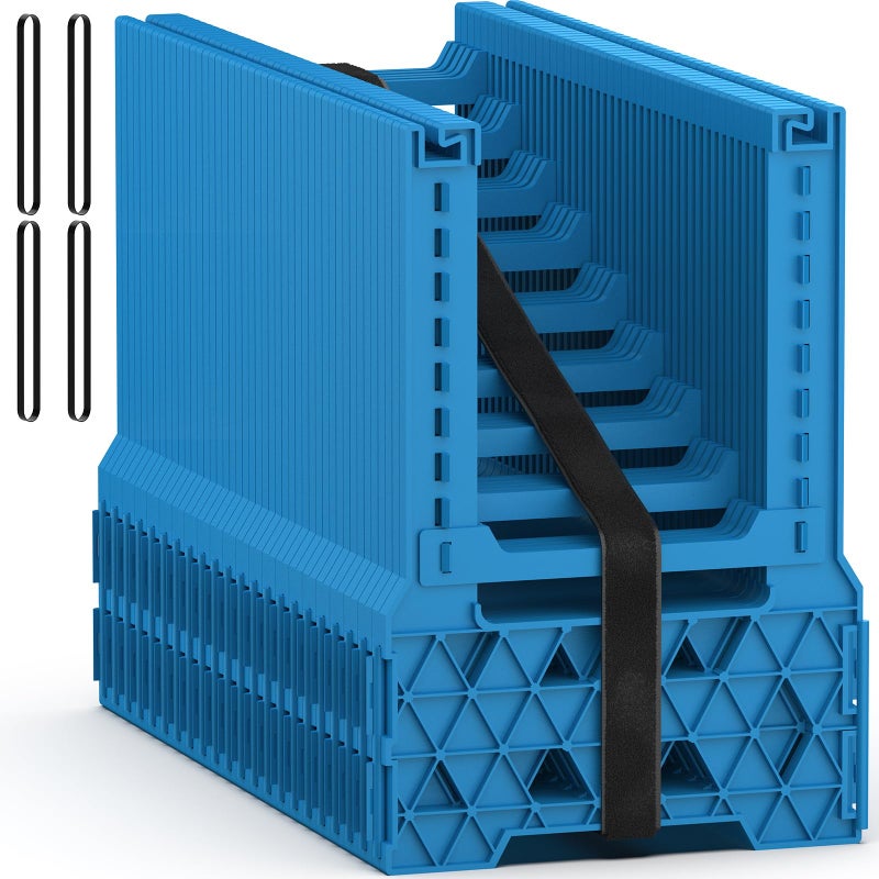 BEBOBLY RV Sewer Hose Support 20FT with Secure Rubber Band & Carry Strap, RV Sewer Hose Holder Adjust Height for Travel Trailers, RV, Campers | Avoiding Obstacles & Deep Cradles, Quick Setup/Collapse - Image 1
