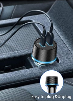 Gzar Gzar Car Charger Adapter 42.5W Super Fast Car Charger USB C Fast Charging USB C Car Charger In Car Type C Fast Charger Plug for Samsung S20 Plus  - Image 3