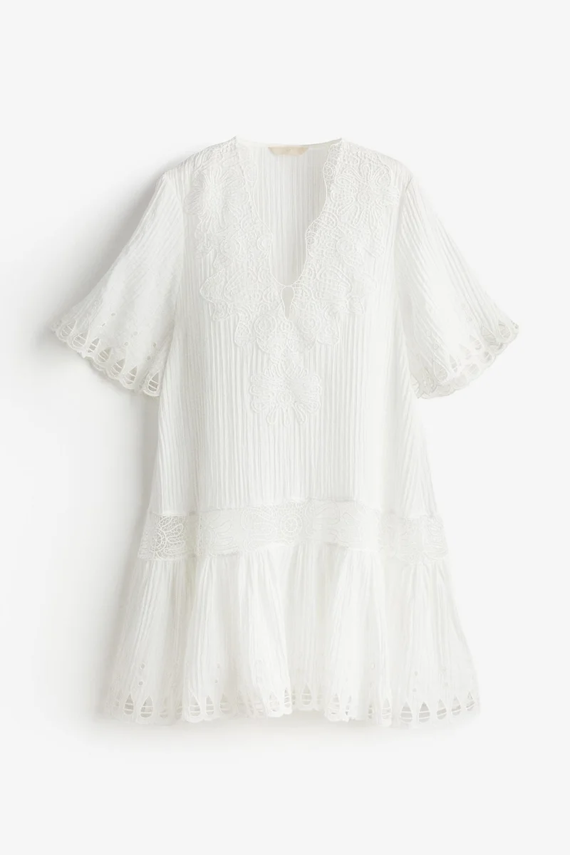 H&M Embroidered dress