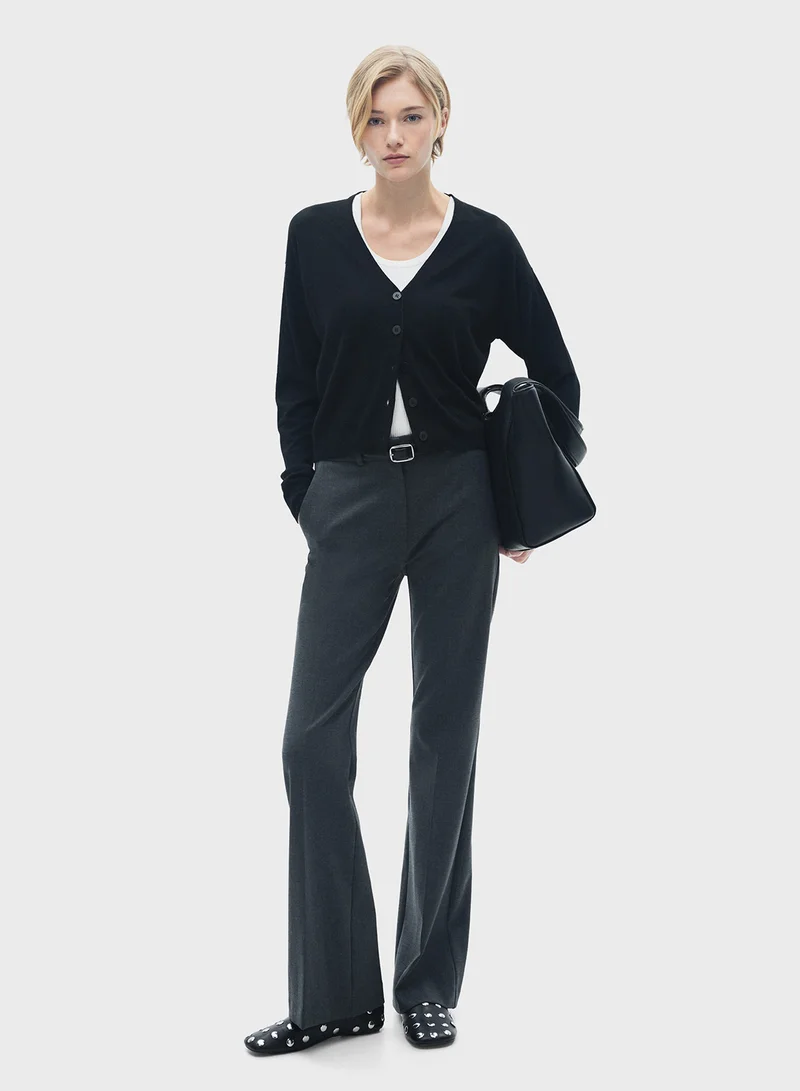 مانجو Button Knit Cardigan