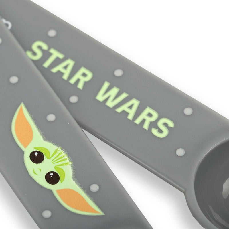 Open Road Brands Disney Star Wars The Mandalorian Measuring Spoons - Adorable Baby Yoda Measuring Spoons for Kitchen - Image 4