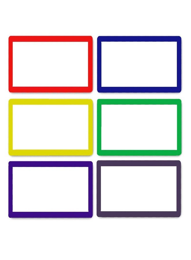 ZHIDIAN 36Pcs Magnetic Name Tags Small Thick Dry Erase Magnet Labels Writable Wipable Mini Magnetic Tapes Strips for Classroom Office Calendar Whiteboards Shelf Garage Fridge, 2.1x1.2 - Image 2
