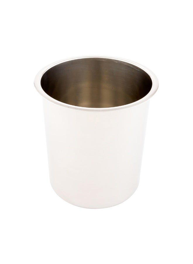 Restaurantware Met Lux 3.5 Quart Bain Marie, 1 Corrosion-Resistant Bain Marie Pot - For Hot And Cold Food, Serve Or Store Food, Stainless Steel Food Pot, Lid Sold Separately, - Image 1
