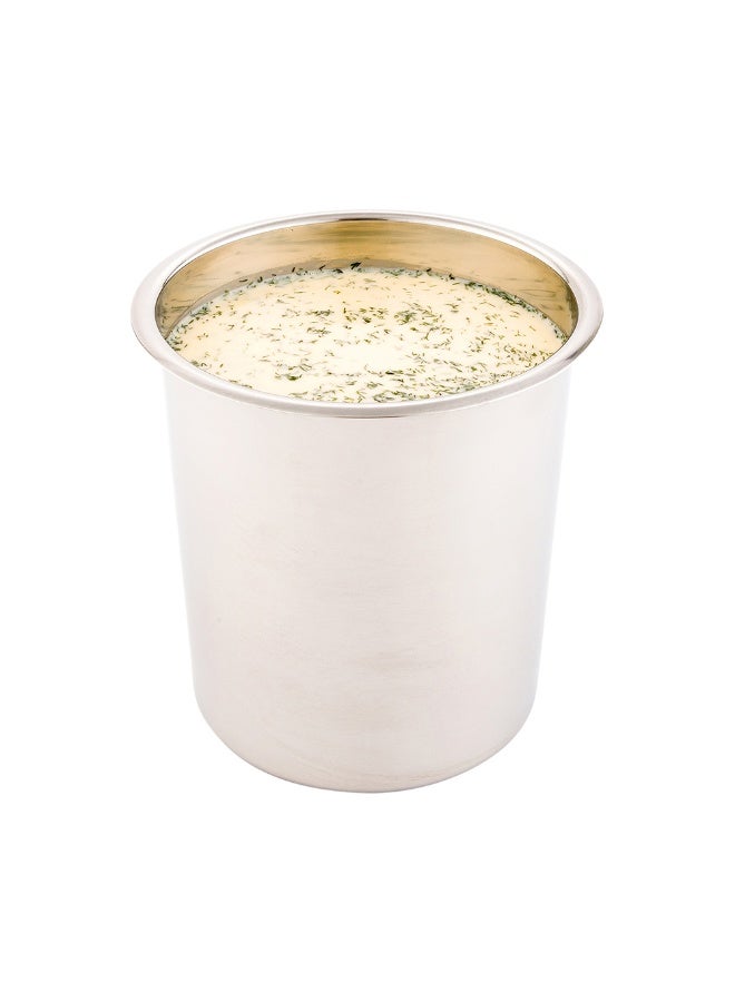 Restaurantware Met Lux 3.5 Quart Bain Marie, 1 Corrosion-Resistant Bain Marie Pot - For Hot And Cold Food, Serve Or Store Food, Stainless Steel Food Pot, Lid Sold Separately, - Image 2