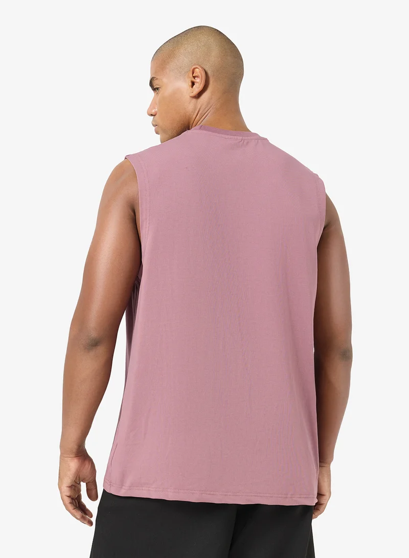 Seventy Five Basics MUSHROOM BROWN Oversized Drop Shoulder 220Gsm Vest for Men | Best Price UAE