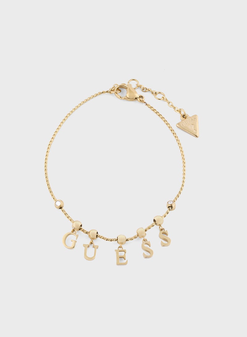 GUESS Crystals Detail Single Bracelet - Image 1