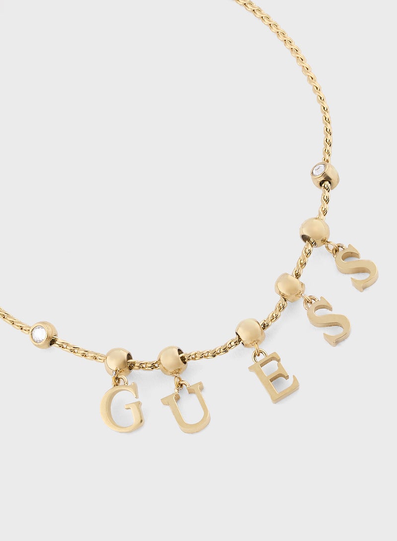 GUESS Crystals Detail Single Bracelet - Image 2