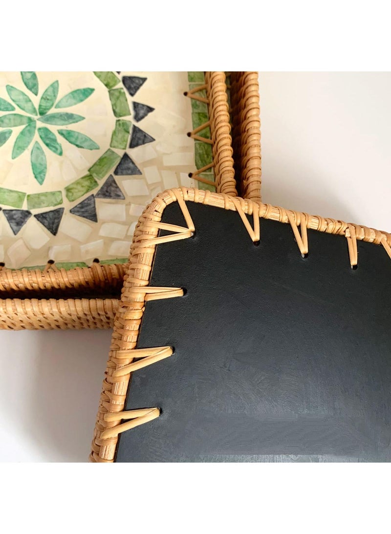 general 3-Piece Vegetable Fruit Storage Basket Dim Sum Tray - Image 2