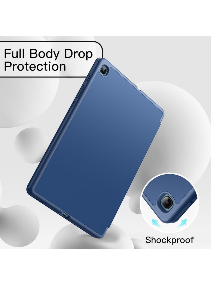 Case for Samsung Galaxy Tab S6 Lite 10.4-Inch 2024/2022/2020 with S Pen Holder Slim Tablet Cover with Soft TPU Back Auto Wake/Sleep