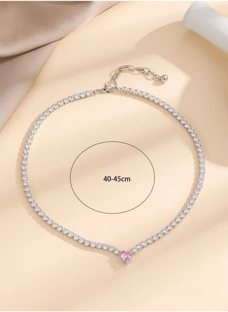 Trendy Zirconia Necklace For Women - pzsku/ZC94F43B97E4DB2FB4973Z/45/_/1737044164/fb9b4555-78f6-4091-b488-f249576a7d25