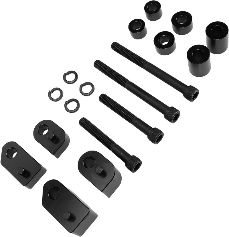 AMONIDA Driver Floorboard Extensions Kit, 1 Inch or 1.5 Inches Footpeg Extension Replacement for Touring Electra Glide FLHT FLHR FLTR FLHX 2009-2024 with High Strength Aluminum Alloy - Image 3