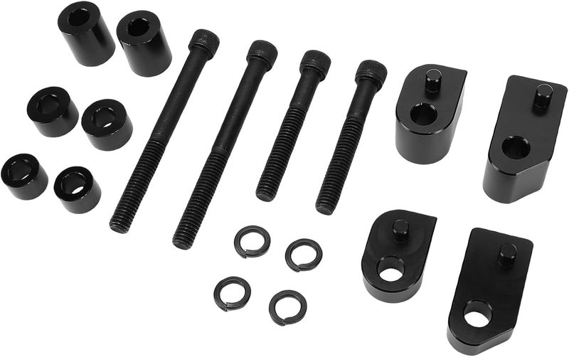AMONIDA Driver Floorboard Extensions Kit, 1 Inch or 1.5 Inches Footpeg Extension Replacement for Touring Electra Glide FLHT FLHR FLTR FLHX 2009-2024 with High Strength Aluminum Alloy - Image 1