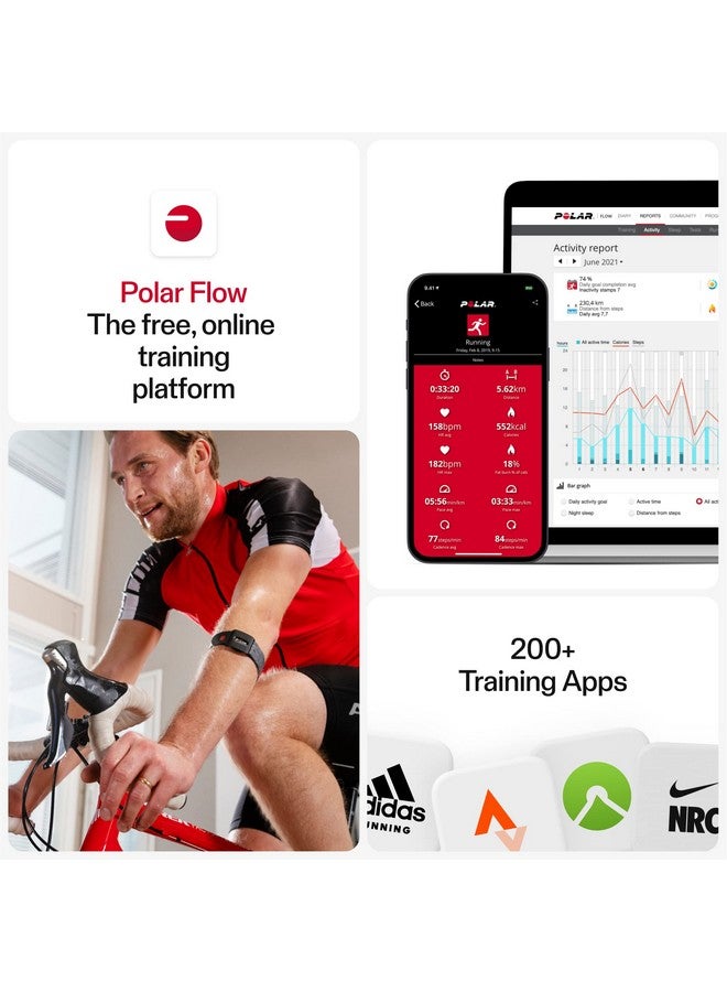 POLAR Verity Sense Optical Heart Rate Monitor Armband For Any Sport And Exercise Ant+ Dual Bluetooth Swimming Mode Compatible With Peloton Zwift And Other Apps And Gym Equipment - Image 3