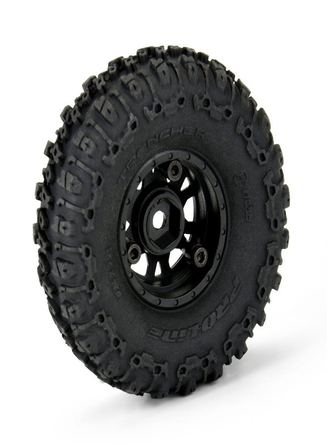 Pro-line Racing 1/24 Trencher F/R 1.0 TRS MTD 7mm Blk Impulse 4 PRO1020910 RC Tire - Image 3