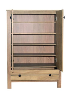 DANUBE HOME Athens 2-Door And 1-Drawer Shoe Rack For 15 Pairs Shoe Storage Cabinet Modern Shoe Organizer Compact Entryway Rack Hallway Storage Solution â€“ Light Oak  - Image 2