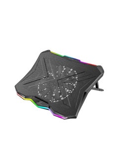 VERTUX Glare Quiet Cooling Laptop Stand With Rainbow LED Lights  - Image 1