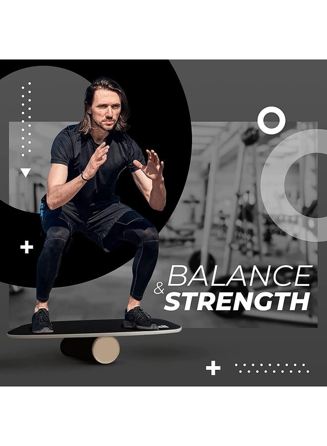 Balance Board for Adults With Roller - Core Exercise Equipment for Athletic Training, Skateboarding, Surfing and Snowboarding - Image 5