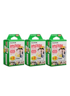 FUJIFILM Fujifilm Instax Mini Film-60 Sheets-White 
