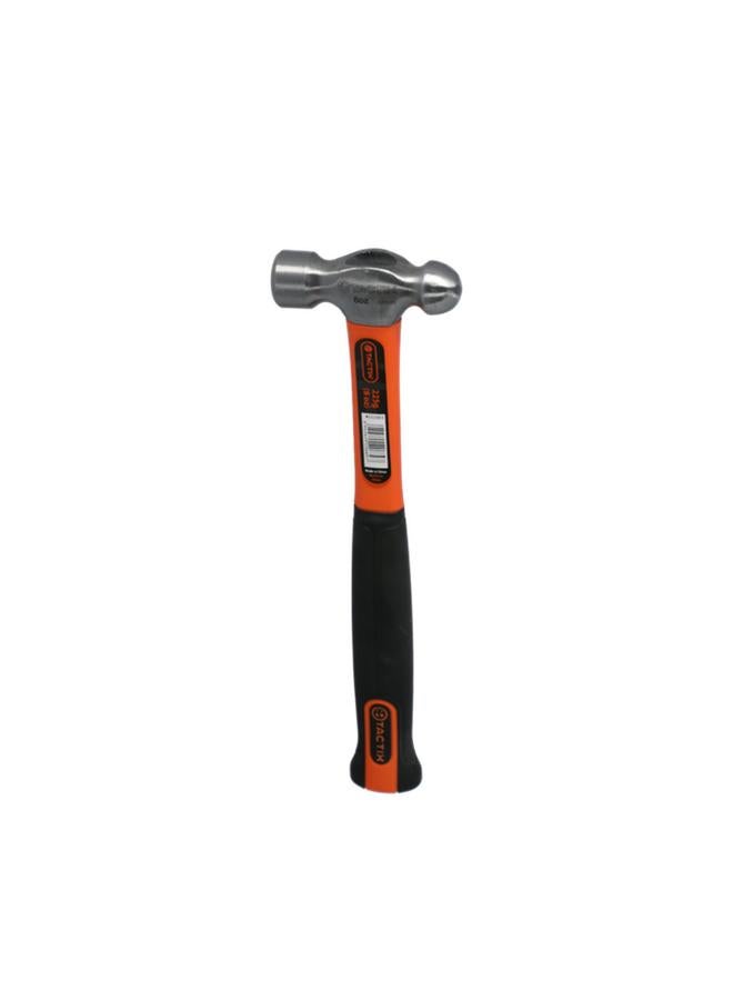Tactix Forged Steel Ball Pein Hammer with Non-Slip Fiberglass Handle Multicolor - Image 2