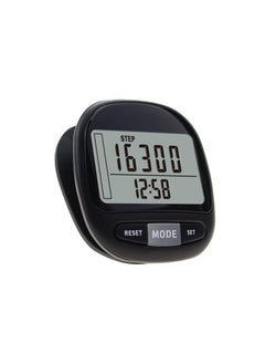 SYOSI Exercise Pedometer 3D Walking Pedometer Walking Distance Miles Counter 7 Days Memory Monitoring Adult Exercise Pedometer Accurate Pedometer  - Image 1