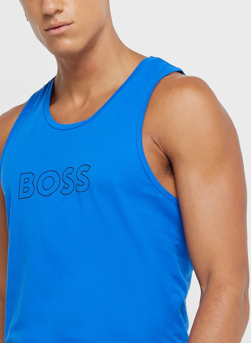 BOSS Logo Crew Neck Vest