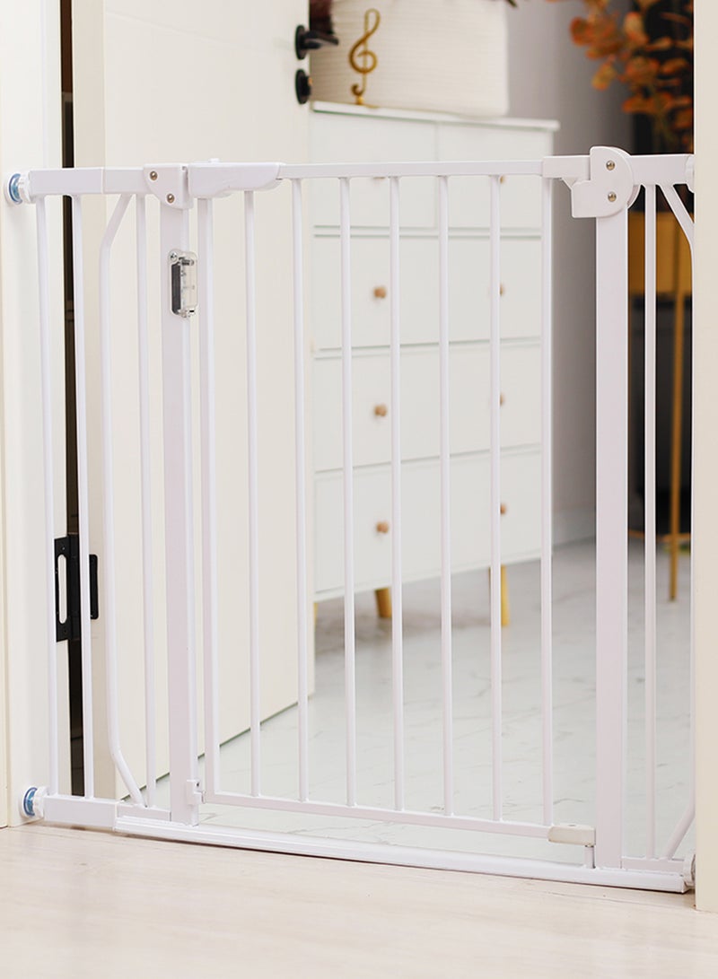 Baby Safe Metal Safety LED Gate 10cm Extension - White - Image 4