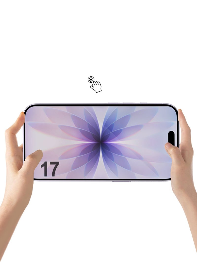 CATANES Screen Protector for iPhone 17 - 3D Full Coverage 9H Tempered Glass Bubble-Free Installation High Protection Scratch Resistant - Image 3