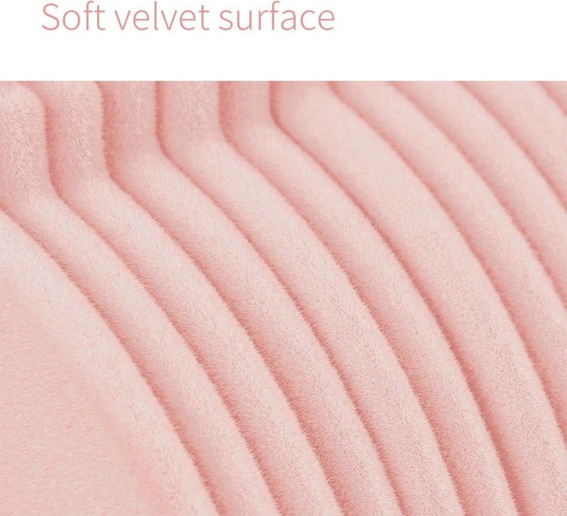 ManGotree 10 Pack Pink Velvet Baby Hangers - Image 4