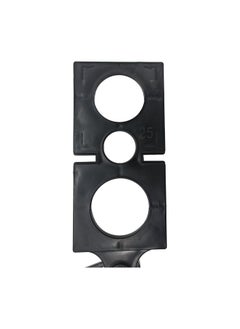 ANYM ANYM Aluminum MultiFunction Template Tool for Measuring Layout and Angle Finder Adjustable 6 Folding Ruler Ceramic Tile Hole Locator  - Image 5