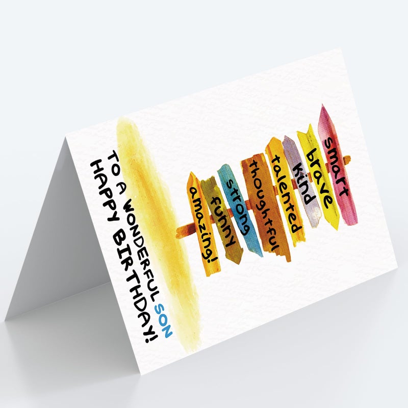 Mcduldul Birthday Card for Son | Funny Birthdays Cards Gifts for Adult Sons from Mom Dad Parents| Happy Birthday to A Wonderful Sons - Image 3