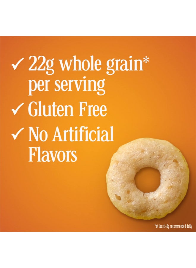 Honey Nut Cheerios Heart Healthy Cereal in a Cup, Gluten Free Cereal with Whole Grain Oats, 1.8 OZ Single Serve Cereal Cup (Pack of 12)