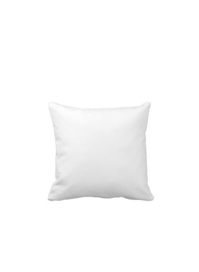 RYN Ramadan Kareem Lanterns Printed Pillow White/Black 40x40centimeter - Image 2