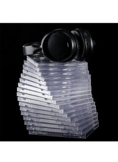 Generic CD Jewel Case, Clear Plastic Single DVD Disc Case, Standard CD DVD Cover for Protection Replacement, 10.4 mm, 25Pieces  - Image 3
