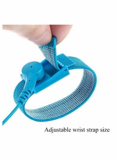 KASTWAVE Static Ring, Antistatic Wrist Strap, Wired Anti-static Wrist Strap, Anti-static Bracelet, Static Belt, Wrist Strap, Adjustable Esd Wrist Band Fits, for Working On Sensitive Electronic Devices(6 Pack)  - Image 5
